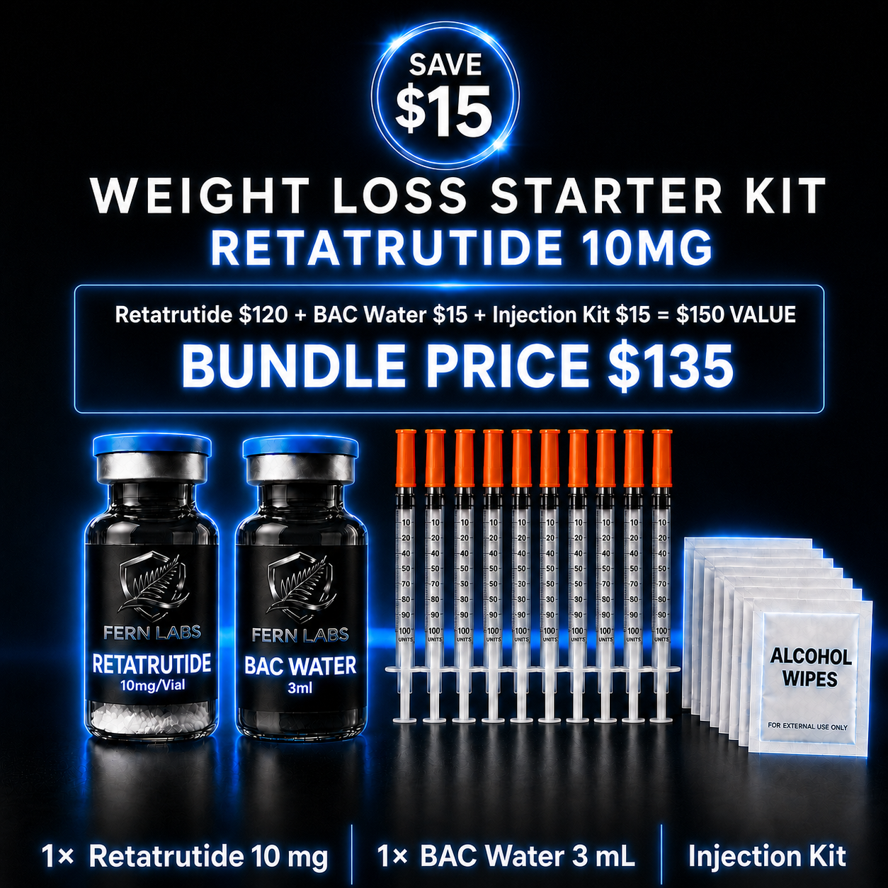 Weight Loss Starter Kit #2 – Retatrutide 10mg