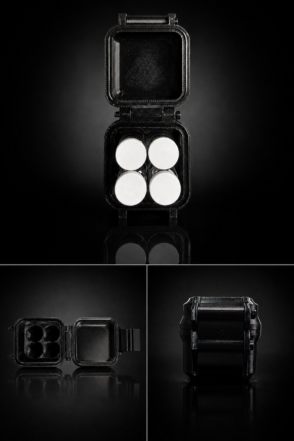 Rugged storage case (4 slot)