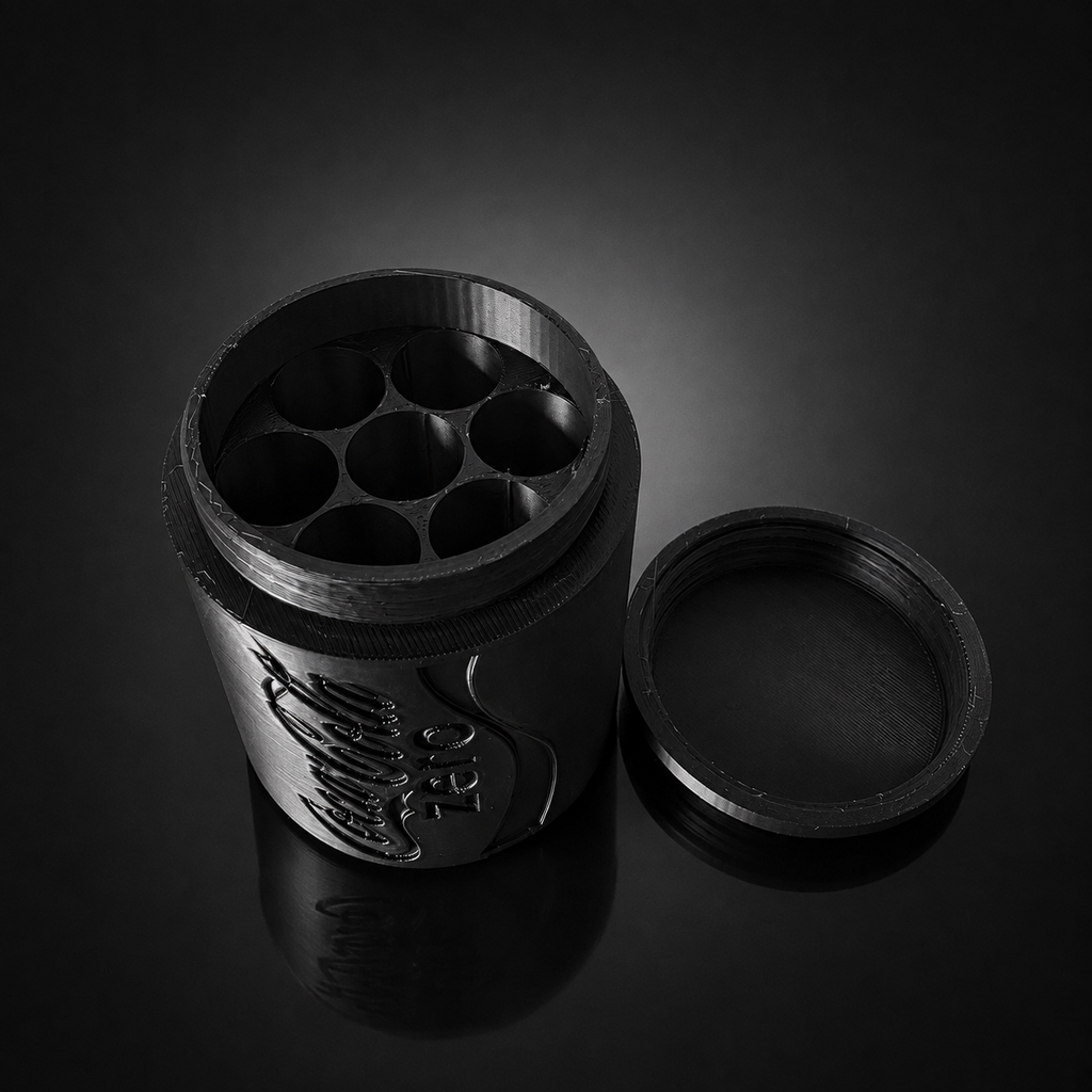 Coke Zero Can Vial Storage Case (7-Slot, 3ml)